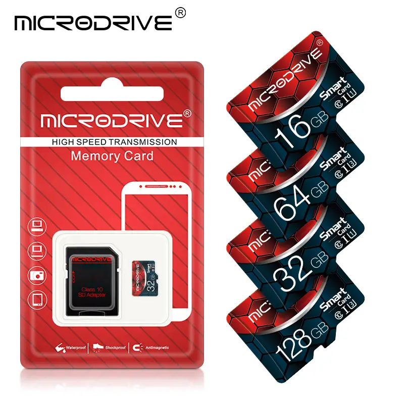 การ์ดหน่วยความจำ Micro SD, 8GB, A1 Class 10, U3 V30, 32GB, 64GB, 128GB, TF Microsd, มีให้เลือก 16GB, เหมาะสำหรับโทรศัพท์, แท็บเล็ต, กล้อง