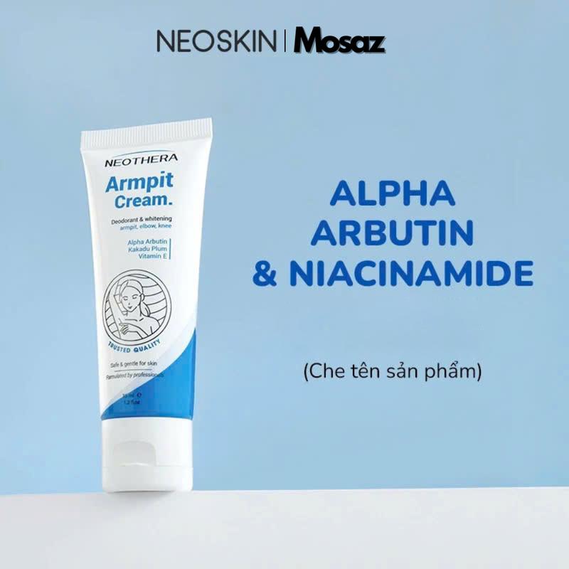 Kem hỗ trợ giảm thâm ARMPIT Cream dưỡng sáng vùng da nách sạm màu NEOTHERA tuyp 35gr