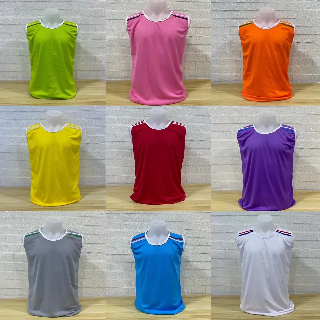 เสื้อกล้ามมือ 1 เลือกสีได้ M L XL XXL ผู้ชาย ผู้หญิง ระบายอากาศได้ แห้งเร็ว