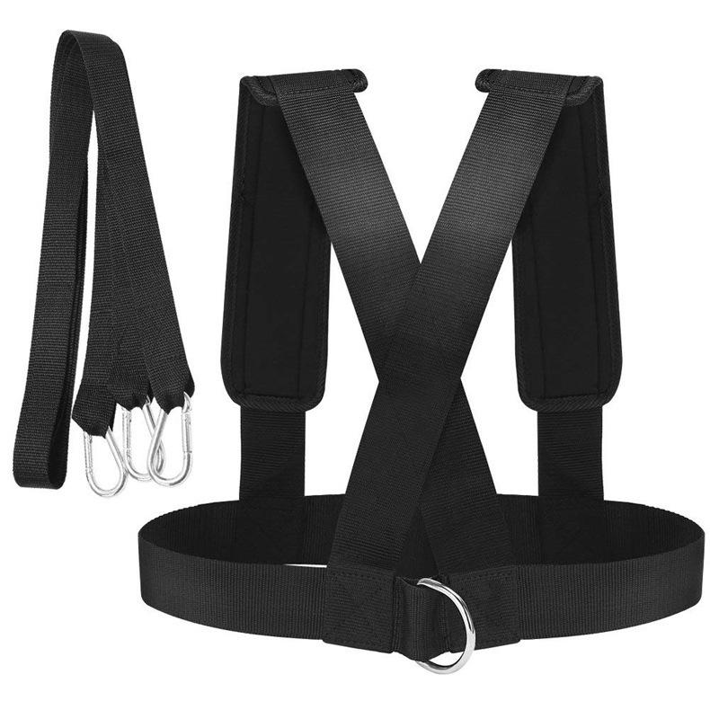 Product Introduction of Sledge Pull Strap Fitness Resistance Training Speed Agility Running Tire Pull Line Anti-Resistance Exercise Strap In Stock 0