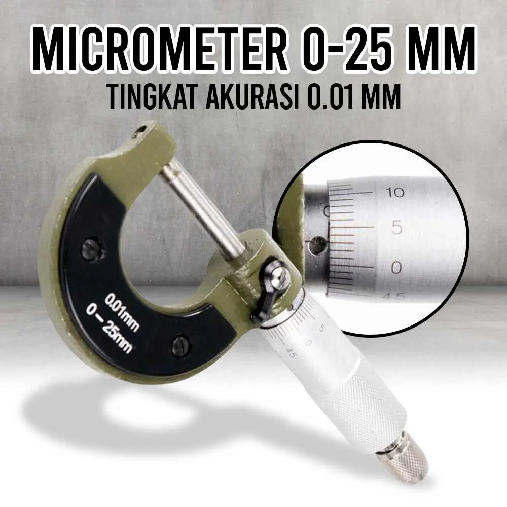 Mitutoyo Micrometer 0-25 mm 0.01 mm - QST008