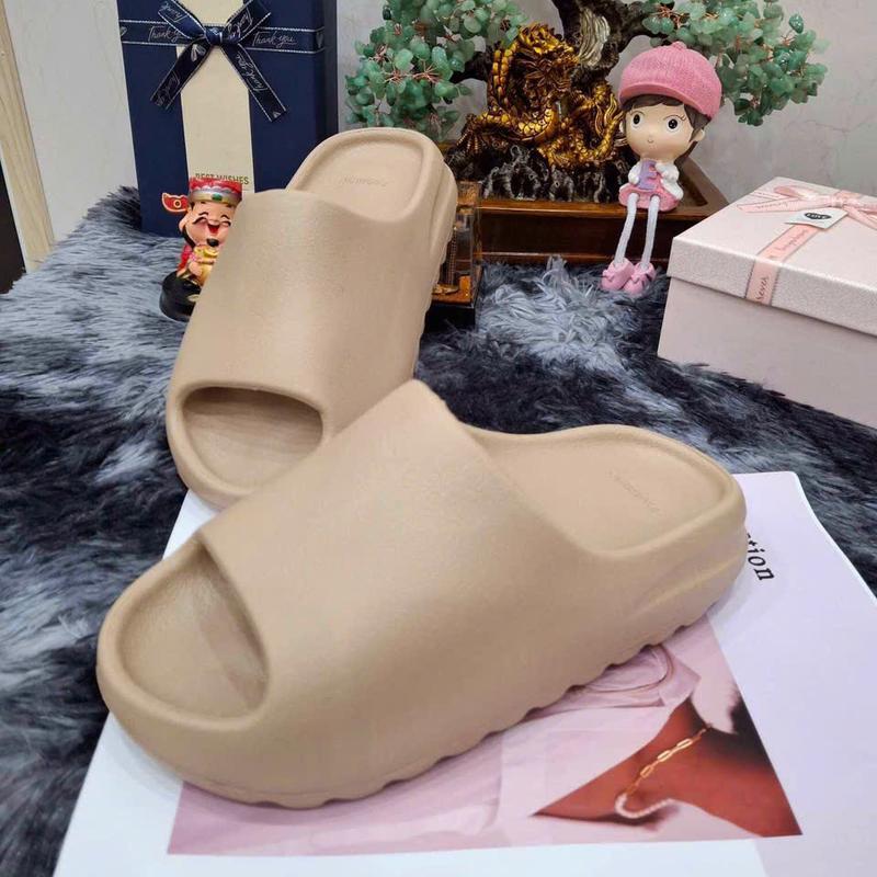( Lên 1 size ) Dép Bánh Mì Vân Nhám Nam & Nữ Đúc Nguyên Khối Chất Liệu EVA Siêu Nhẹ Mềm Êm Chân, Độn Đế 4cm