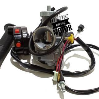 karburator pe 28 26 24 keihin sepaket gaspontan tombol 2 semua motor setiingan mudah 2