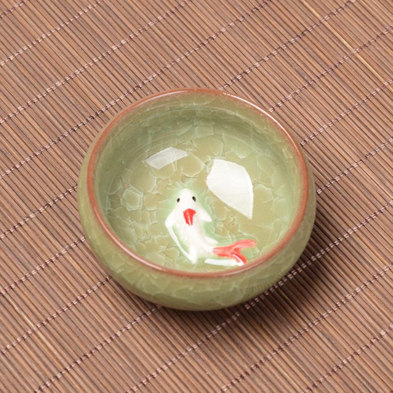Product Introduction of Made in China Dehua Premium Ice Crack Tea Cup Ceramic Purple Clay Kung Fu Tea Set Tasting Cup Wedding Festival Gift 11