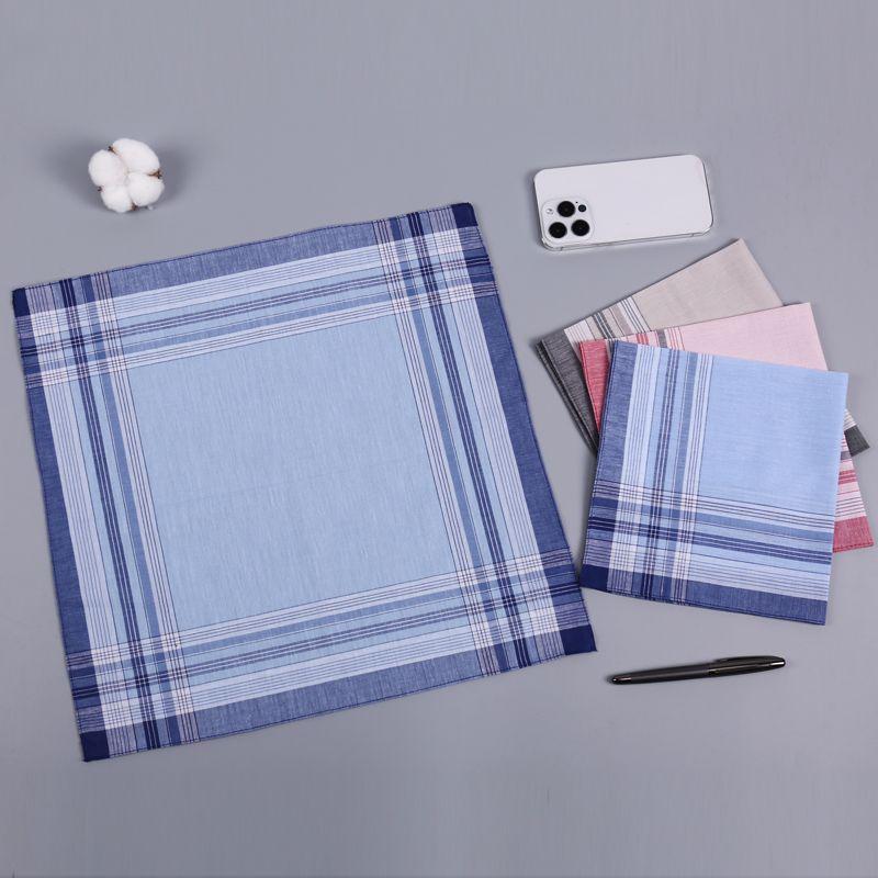 Product Introduction of Fashionable Men's portable thin handkerchief summer pure cotton sweat-absorbent hand towel women's cotton handkerchief 10