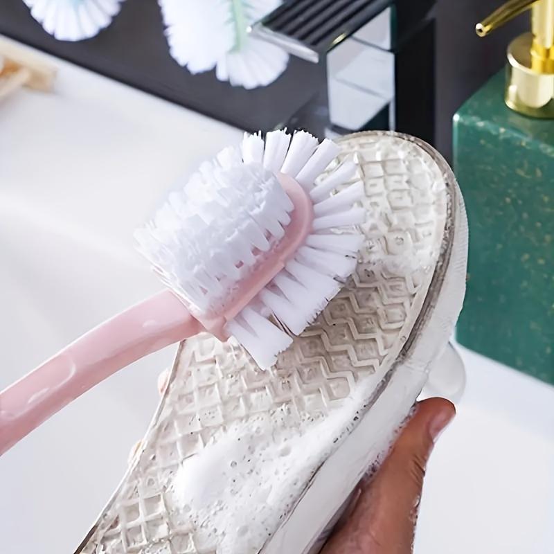 Product Introduction of 5-in-1  Shoe Brush: Plastic Material, Efficient Cleaning Footwear Comfort 7