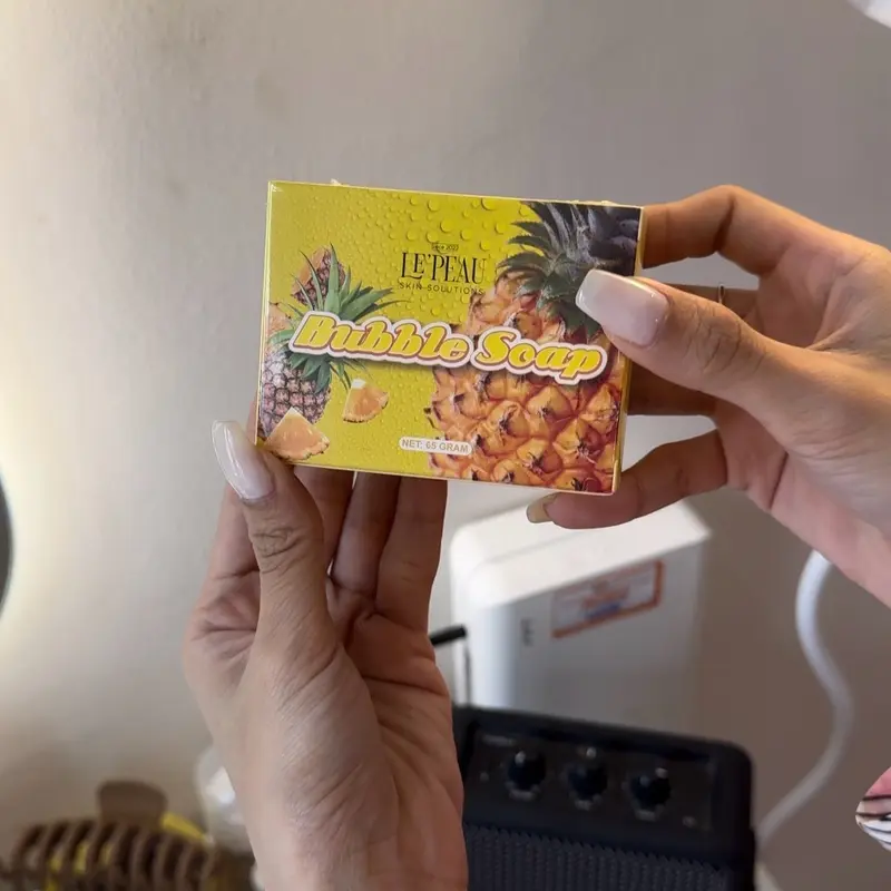 [ MUA 2 TẶNG 2 ] 4 BUBBLE SOAP- Xà Bông Tắm Hỗ Trợ Cải Thiện Tone Da Body 65g*4, LE'PEAU Dưỡng Da Body Dưỡng Body 3