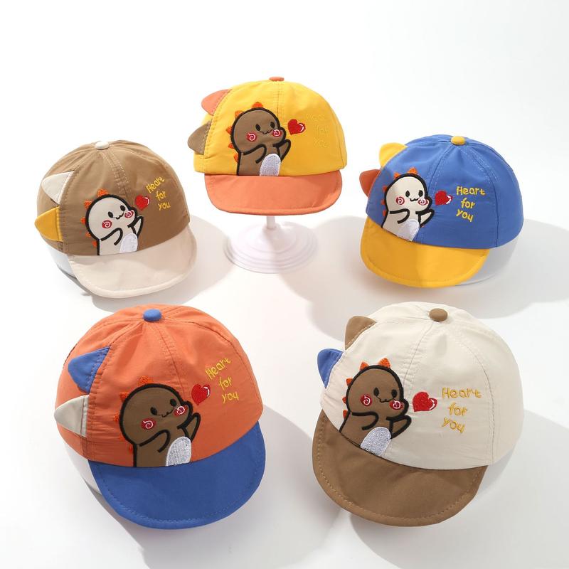 TOPI ANAK KIDS HAT BASEBALL KARAKTER MOTIF BORDIR HEART FOR YOU COTTON 0