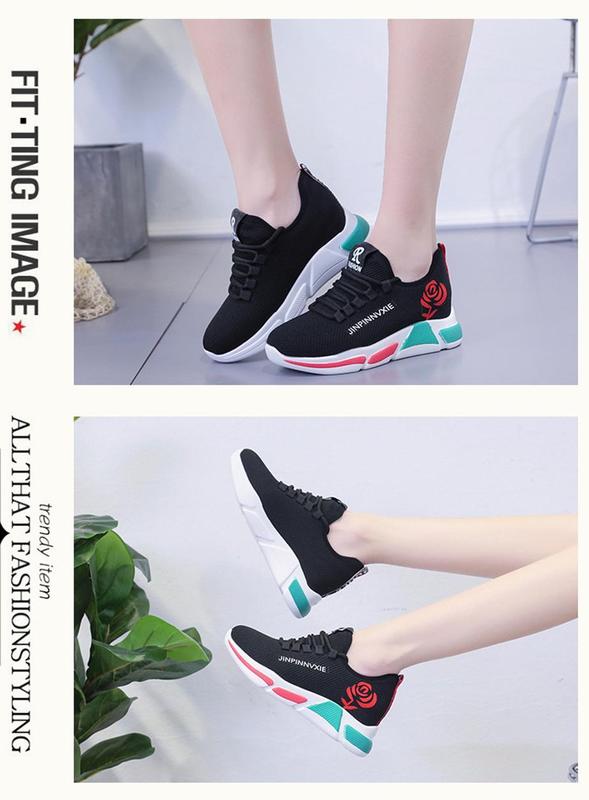 Product Introduction of 【Ready Stock】 NIUMI NS011 Fashion Women Flyknit Sport Shoes Breathable Sneakers Running Shoes Wanita Kasut Berlari 10