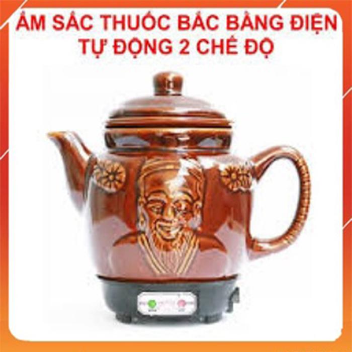 Ấm sắc thuốc bắc gốm Bát Tràng đa năng  - Tặng kèm vòng sứ - giữ nhiệt cao cấp, hầm gà, nấu súp Đun Nước Bình Đun Nước Ấm Siêu Tốc Ấm Đun Đun Siêu Tốc ấm  siêu nồi  mini