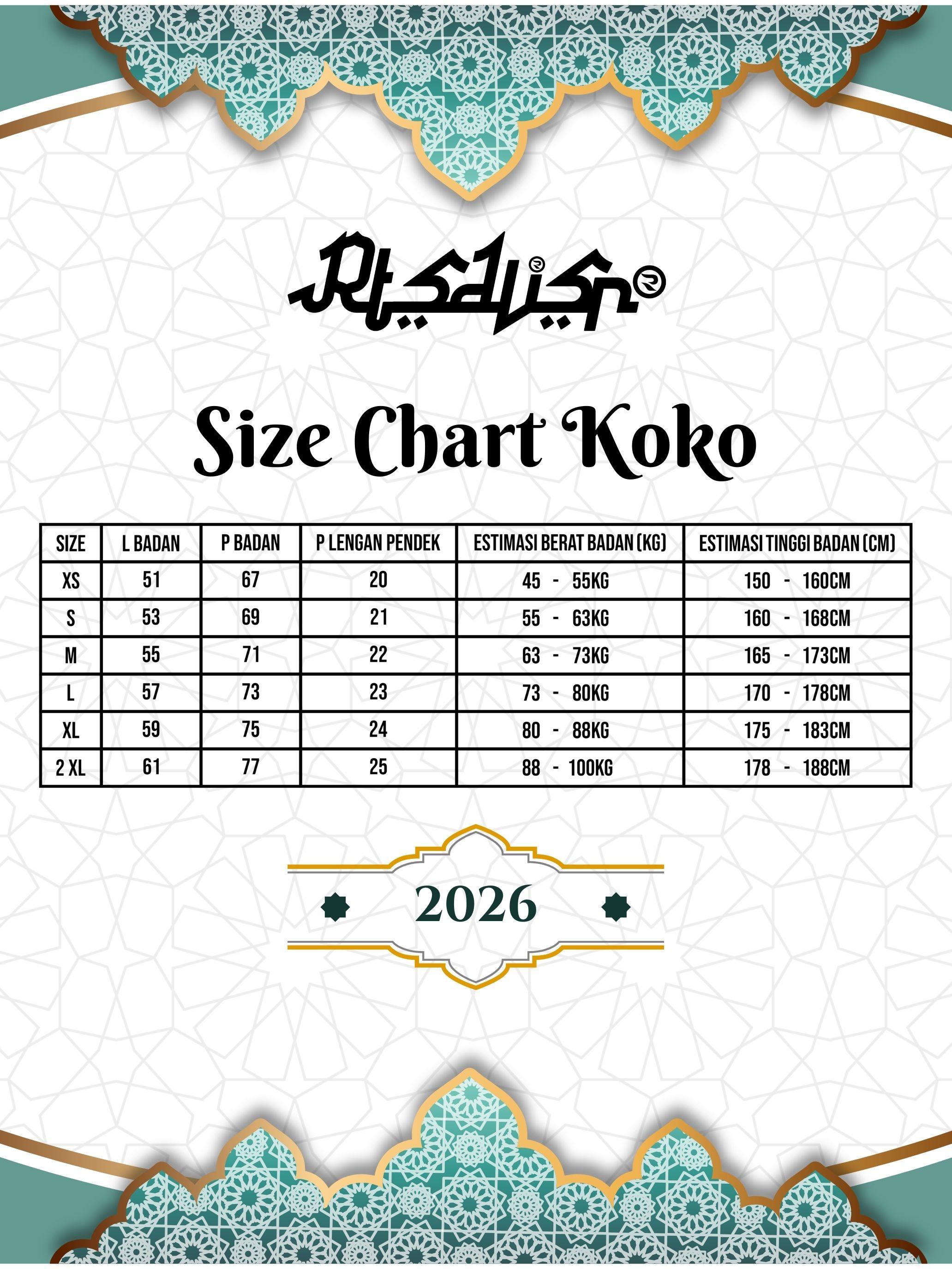 RTSDVSN RAMADHAN EDITION KOKO ONLY| BAJU KOKO SHORT SLEEVE | SERIES 09 | EXSCLUSIVE LIMITED PACKAGE | FREE GANTUNGAN KUNCI | STIKER PACK | ID CARD | BOX