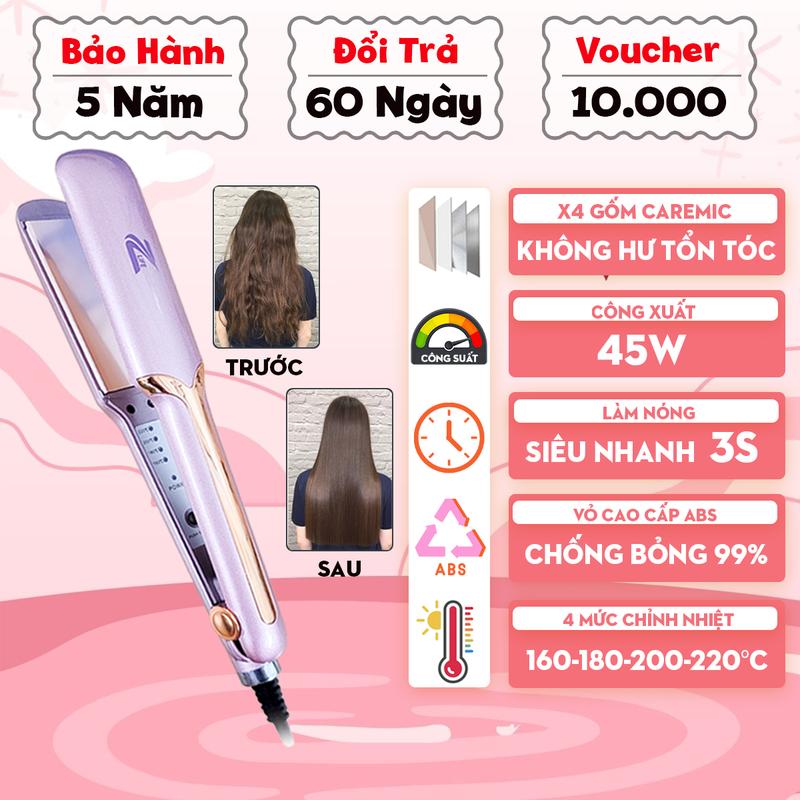 Máy Làm Tóc Đa Năng Zlife, 3 in 1 Duỗi Tóc, Uốn Cụp, Làm Xoăn, Bảo Hành 5 Năm