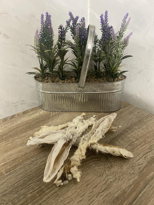 Lavenders Rabbit Ears, Natural Dog Treat Chew 1