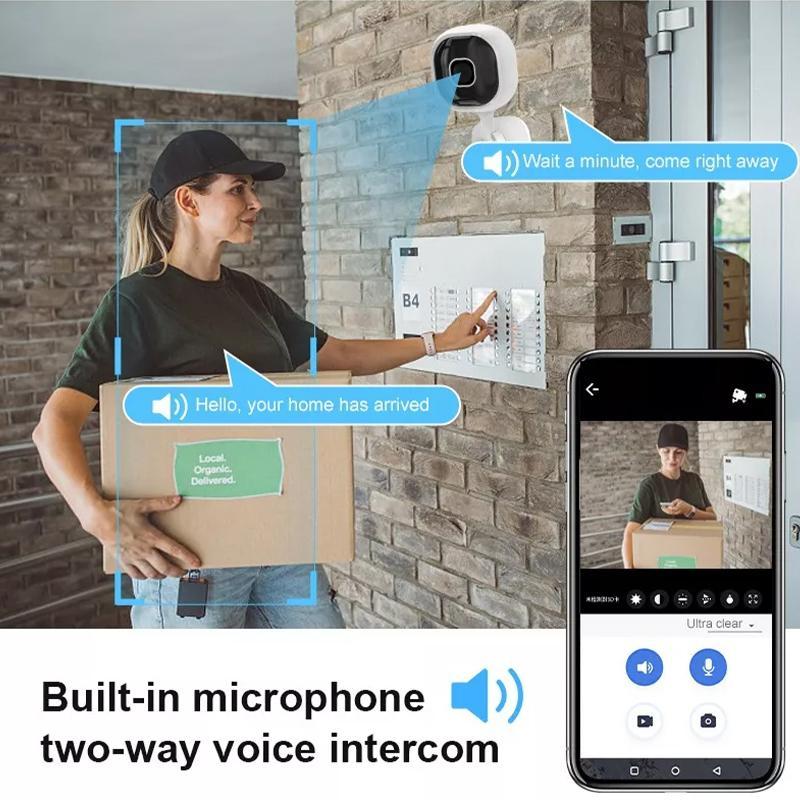 Product Introduction of Wireless WiFi Security Camera, 1080P HD Security Camera, Plug and Play Two-way Audio Security Camera, Home Security Camera 8