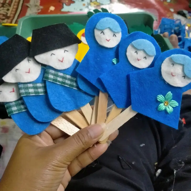 stik karakter absensi//karakter hijab//stik absen/pelengkap absen anak SD 3
