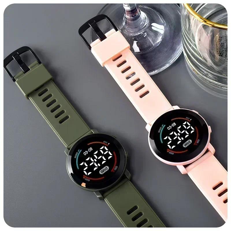 LED Digital Kids Watches Luminous Waterproof Sport Children Watch ...