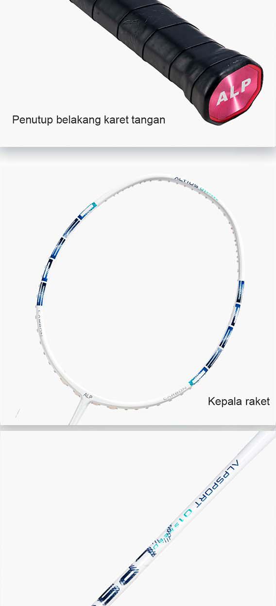 Product Introduction of ALP PS T1100 4U MXH Teknologi Bantalan Raket Ofensif Ringan Profesional Tingkat Kompetisi Kekuatan Dan Kecepatan Tapi Rasa Sangat Ringan Stabil Dan Akurasi Memukul 50T Karbon Penuh G5 raket badminton original import 2024 30