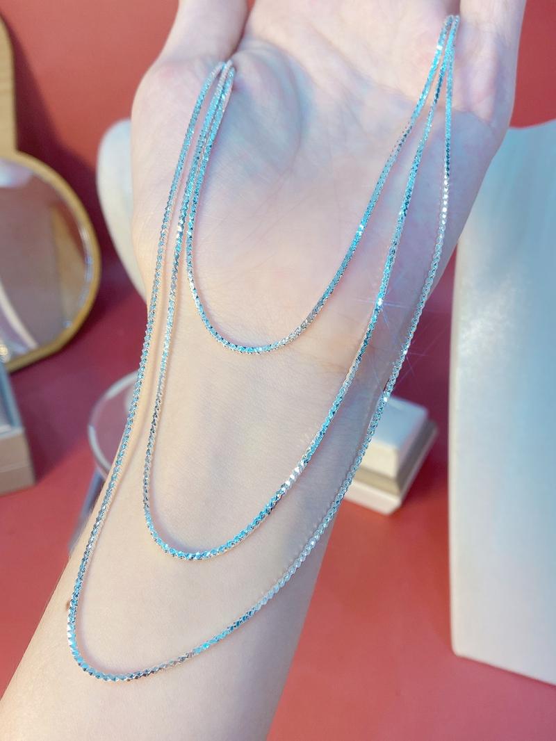 Product Introduction of Dây chuyền kim cuog size 1li5 bạc ý xi kim dày dặn 2