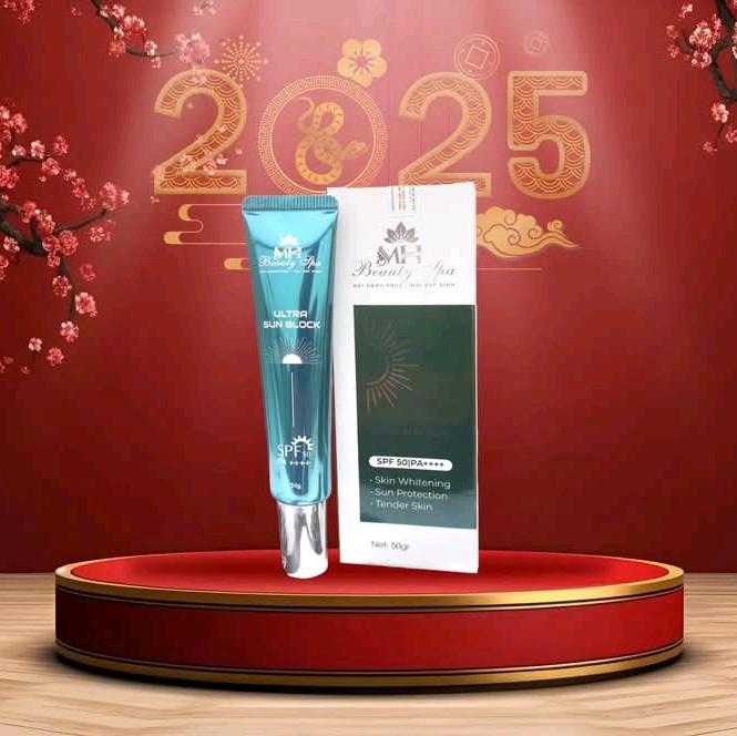 Kem chống nắng cao cấp chiết xuất từ ngọc trai 30g MH Beauty Spa Skincare Collagen