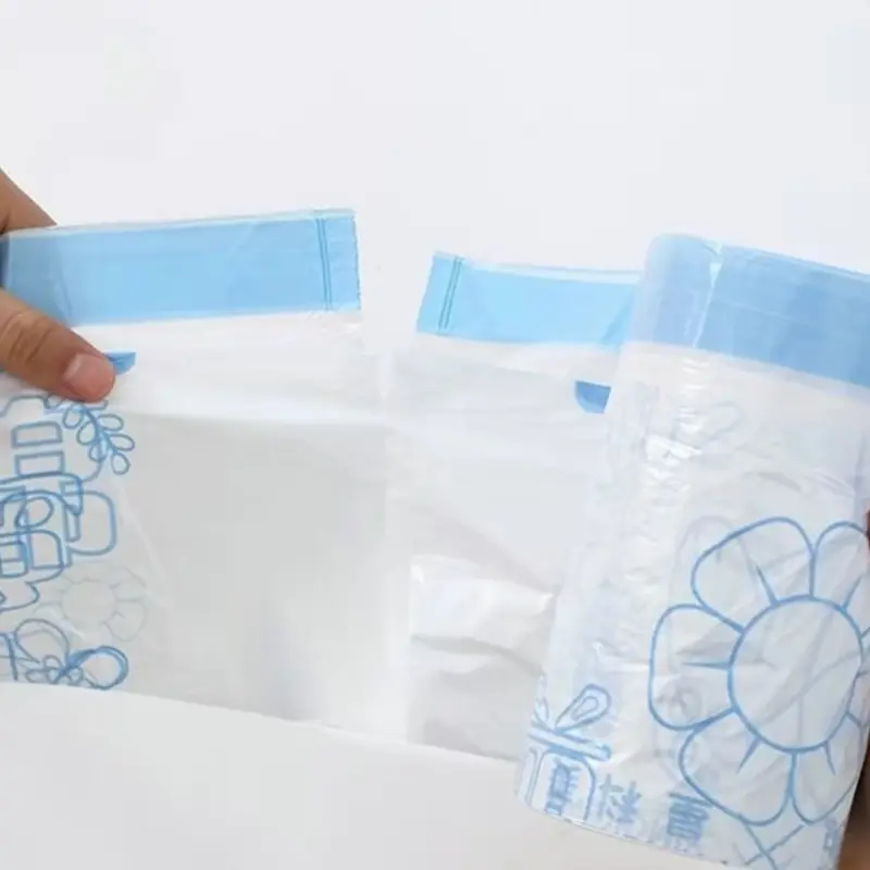 Sét 3 cuộn (300) túi đựng rác tự phân huỷ Minaier chống rò rỉ nước siêu sai kích thước 45x50 cm 8