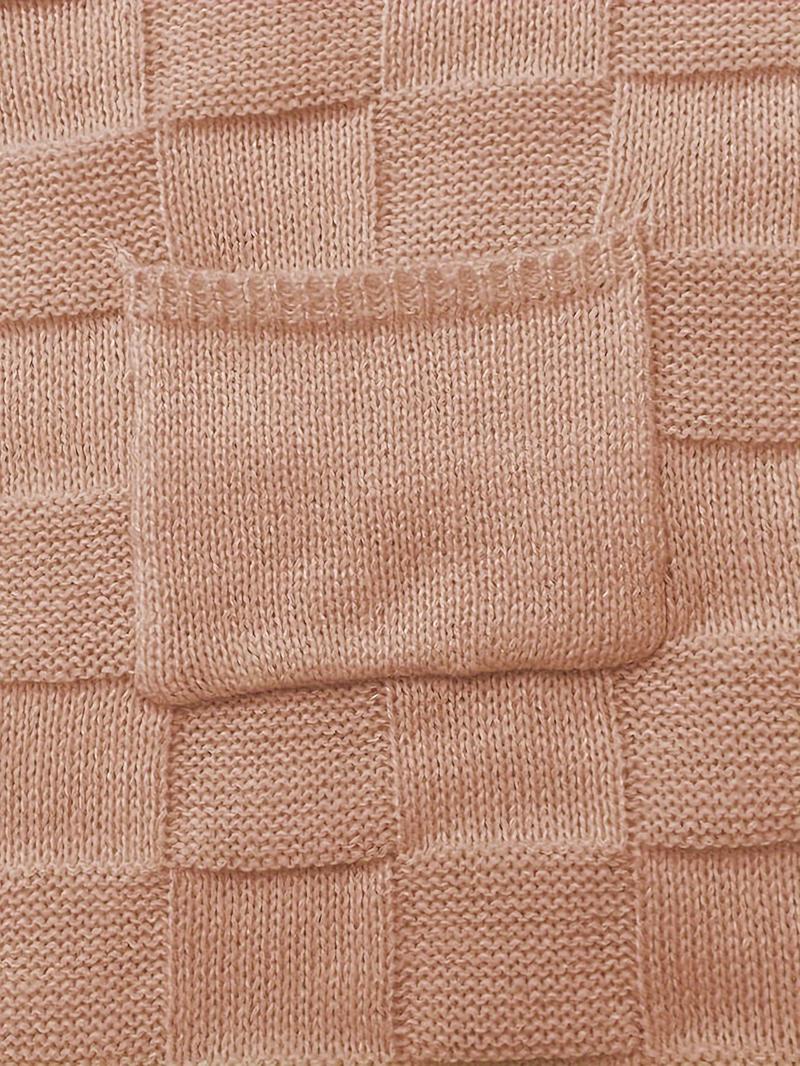 Product Introduction of Women's Textured Pocket Batwing Sleeve Knit Top, Summer Clothes Women, Casual Solid Cap Sleeve Round Neck Knitwear For Summer, Women's Knit Clothing For Daily Wear 7