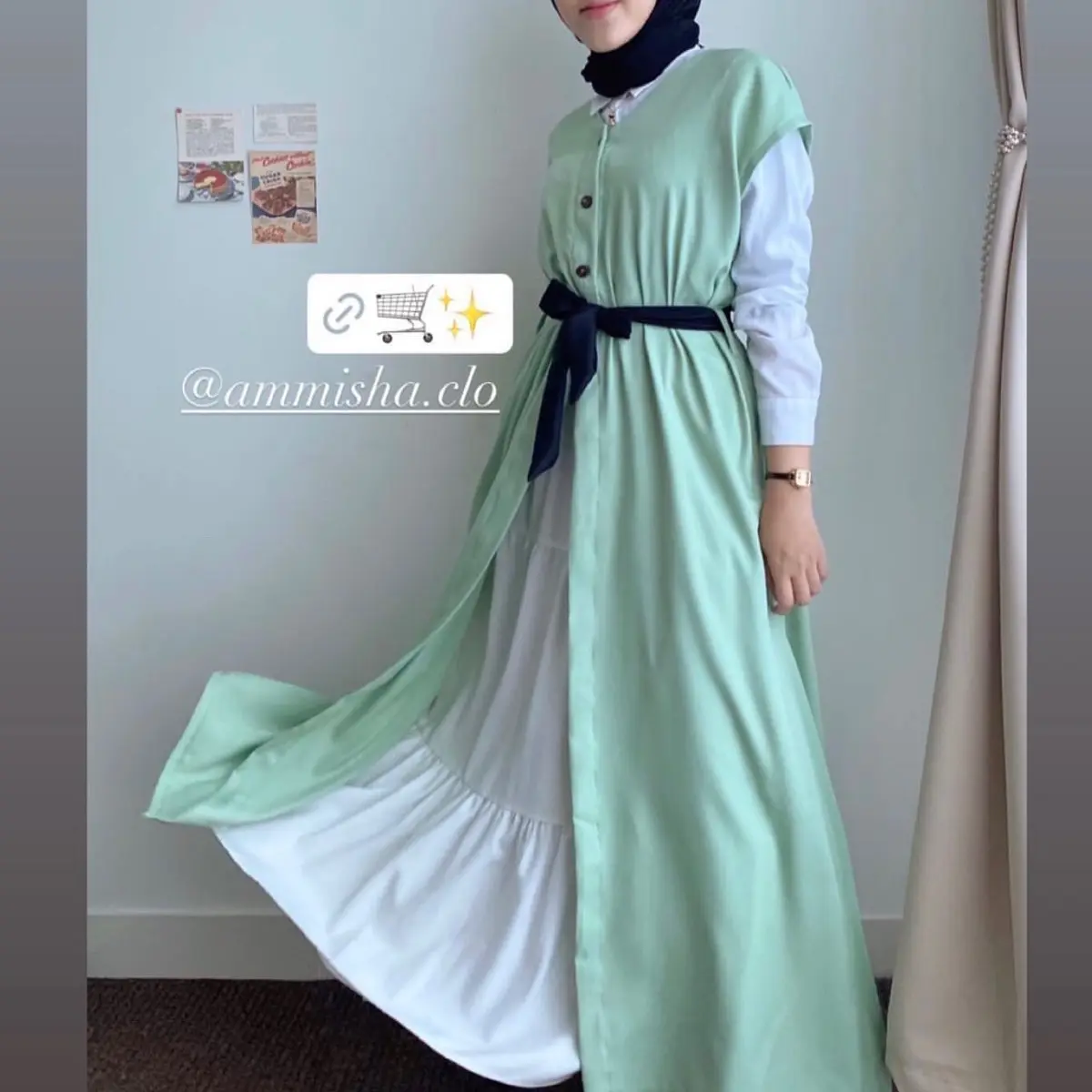 GAMIS MUSLIMAH AMMISHA TEBUS MURAH