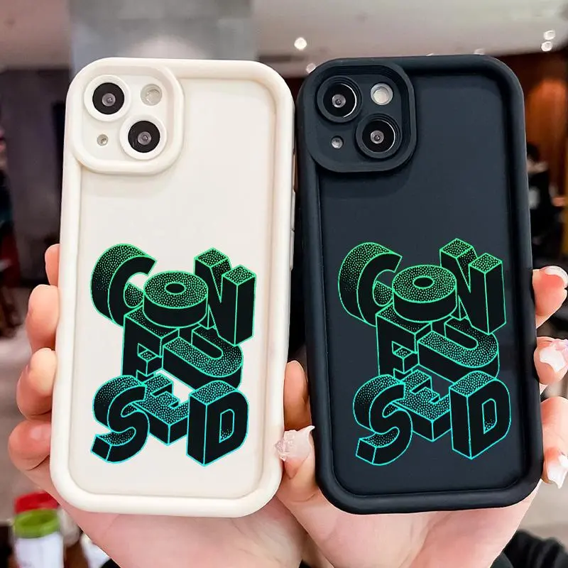 Casing For OPPO Reno5 4G 5G Reno3 Reno4 F Reno4 Lite Reno5 F K Z Reno6 Case Silicone TPU Simple Artistic Alphabet Pro Camera Shofcase