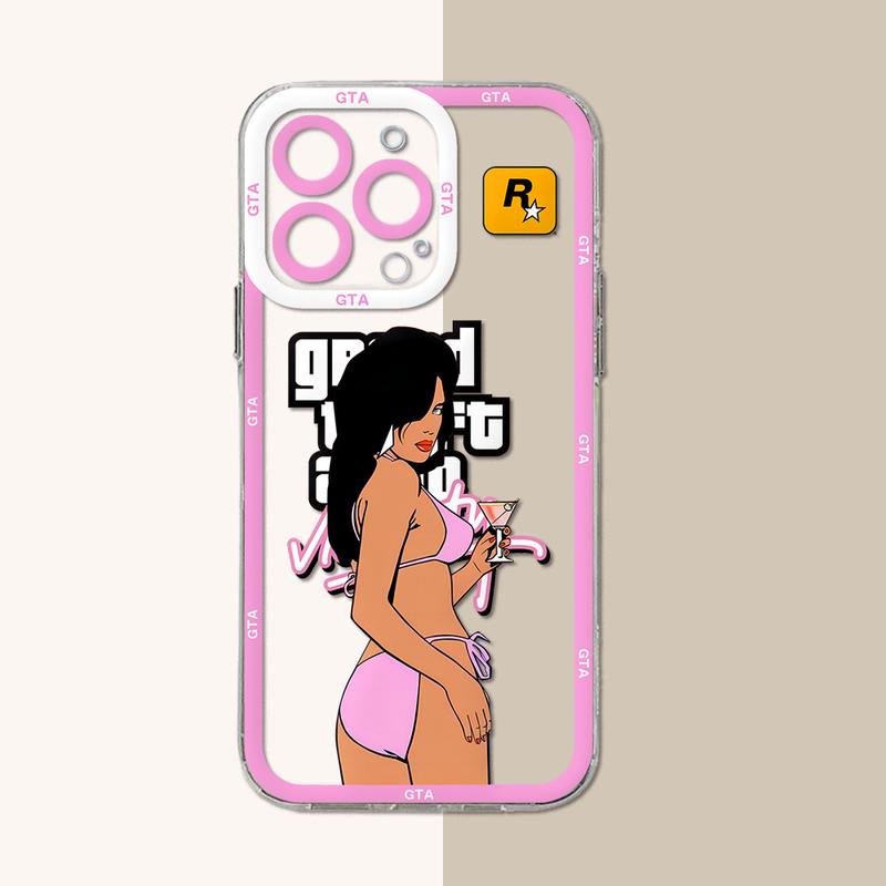 Product Introduction of Ốp Điện Thoại Gta Vice City, Trò Chơi Nóng Bỏng Sang Trọng, Ốp TPU Mềm Trong Suốt, Tương Thích Với iPhone 16, 15, 14, 13, 12, 11, Mini, Pro Max, X, XR, XSMax, 6S, 6, 7, 8 Plus, SE 21