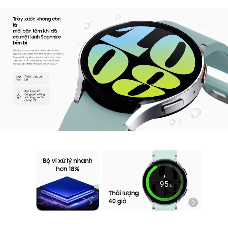 [Galaxy Watch 6]Đồng hồ thông minh Galaxy Watch 6 - Hàng chính hãng 5