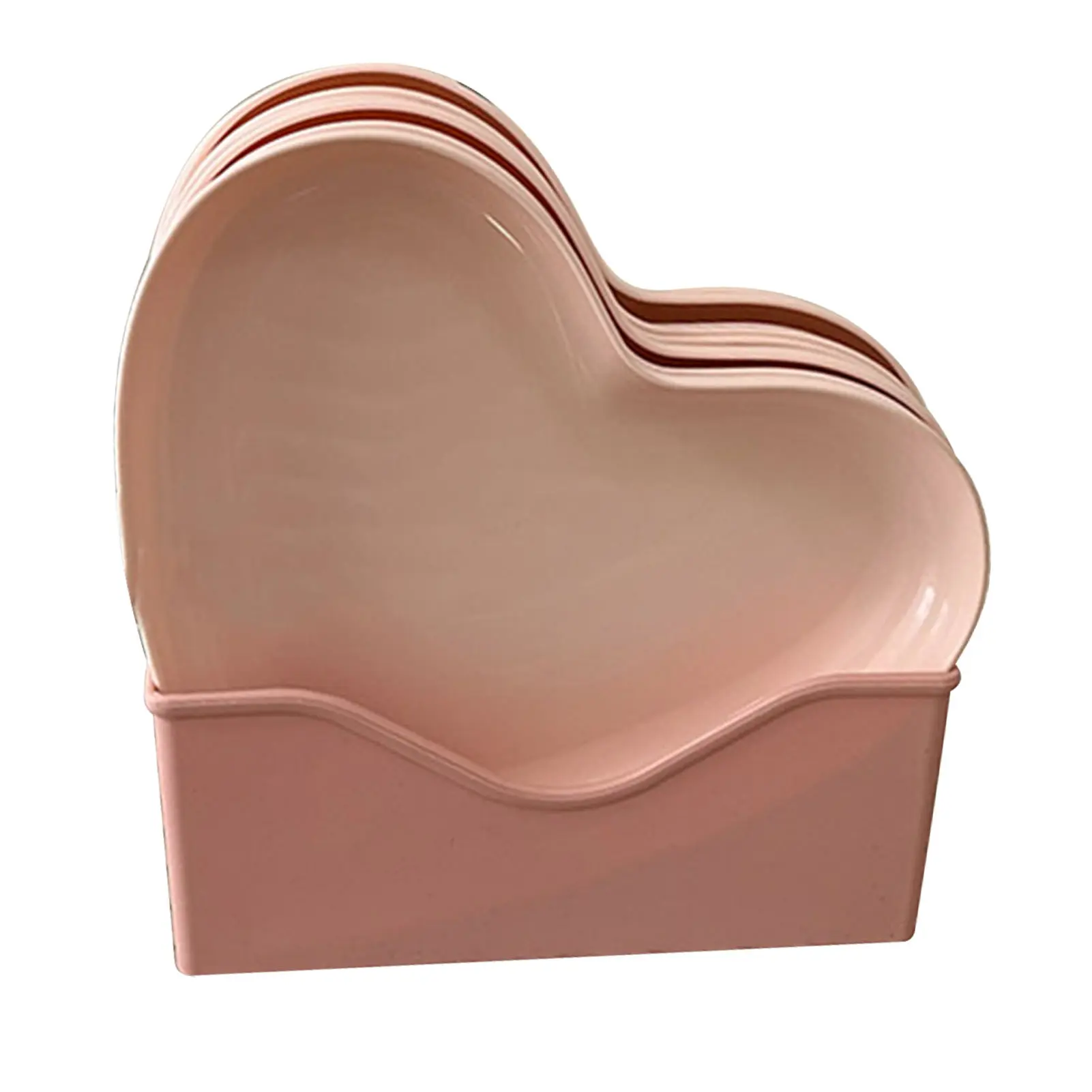 Serving Platter Heart Shape Dinner Plate Plastic Easy To Clean Versatile Kitchen Dinnerware For Party Gathering Wedding