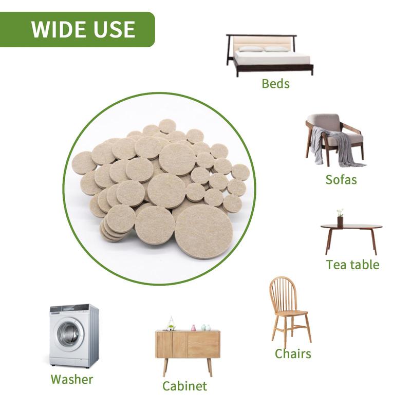 Product Introduction of Round Furniture Protector (68pcs), Non-slip Furniture Pad, Furniture Protective Pad, Anti-slip Chair Leg Pad, Floor Protector 9