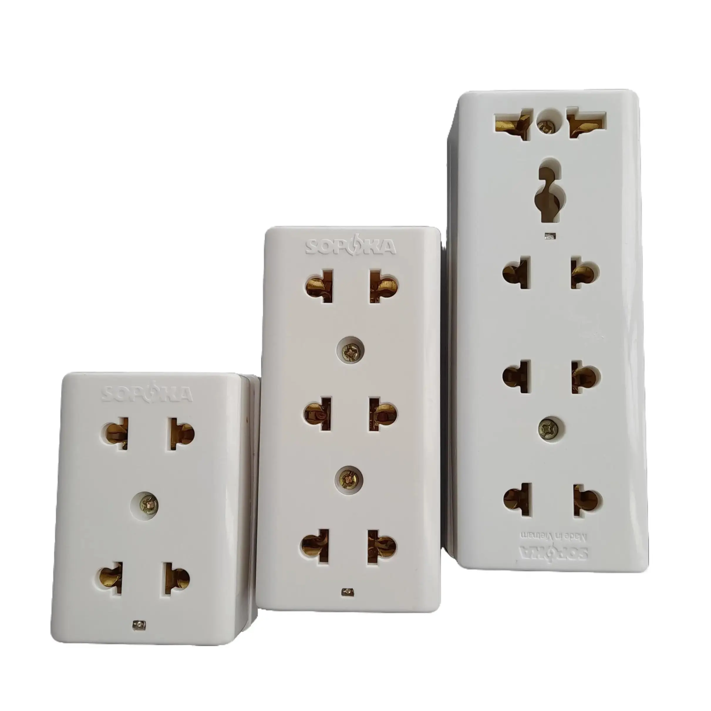 SOPOKA Ổ cắm 3 4 ghim  công suất tải 2200W ổ  ghim