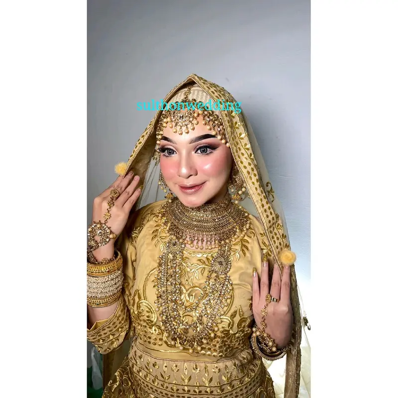 Kalung india pengantin COD New Arrival Baru Asli india import dari india terbaru motif cek out kalung india full set 1 1