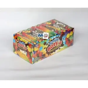 COKLAT COMPUND BUTIRAN WARNA WARNI SMILE BOTTLE BOX ISI 24PC X10GR