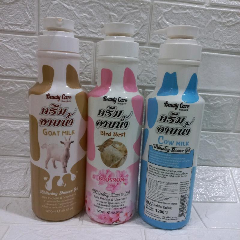 Sữa tắm con bò Thái lan Beauty care 1200ml Dưỡng Body Nữ