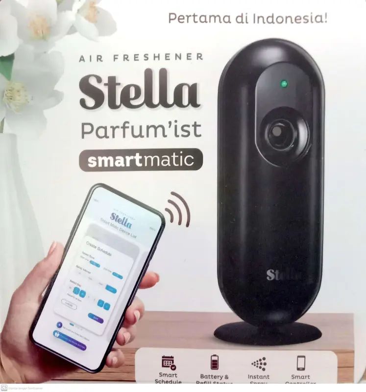 Pengaharum Ruangan OTOMATIS #STELLA PARFUM'ITS SMART MATIC SET 4