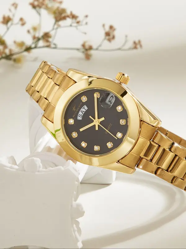 Mother'sday Gifts, Accurately Display The Day and Day Of The Week, A Stylish Gift with A Box, Modern A Watch for A Lady 4