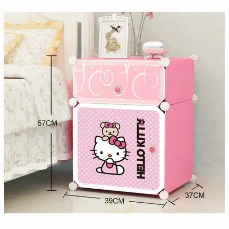 Tủ đầu giường 2 tầng kitty & doraemon 0