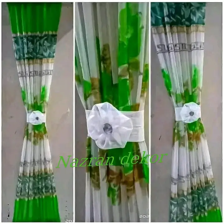 gorden kupu-kupu minimalis modern Kain Jendela 2