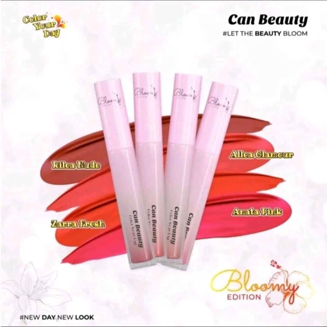 Lip Cream Tahan Lama Can Beauty BPOM - Ringan dan Mudah Diaplikasikan - Pewarna, Mempercantik, Lipgloss, Kosmetik