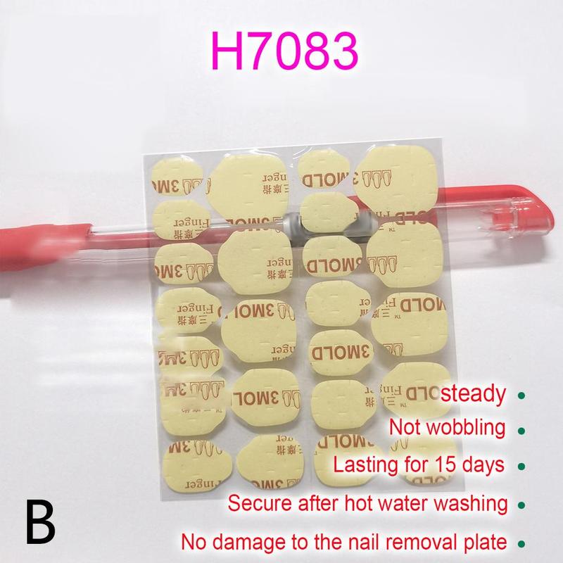 Product Introduction of New Jelly Glue Nail Double-sided Adhesive Film Yellow Paste Fake Nail Jelly Glue Adhesive Glue F4H9 29