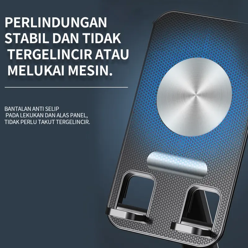 Dudukan ponsel power bank speaker tiga dalam satu dudukan tablet desktop malas multifungsi yang dapat dilipat dan berputar 6