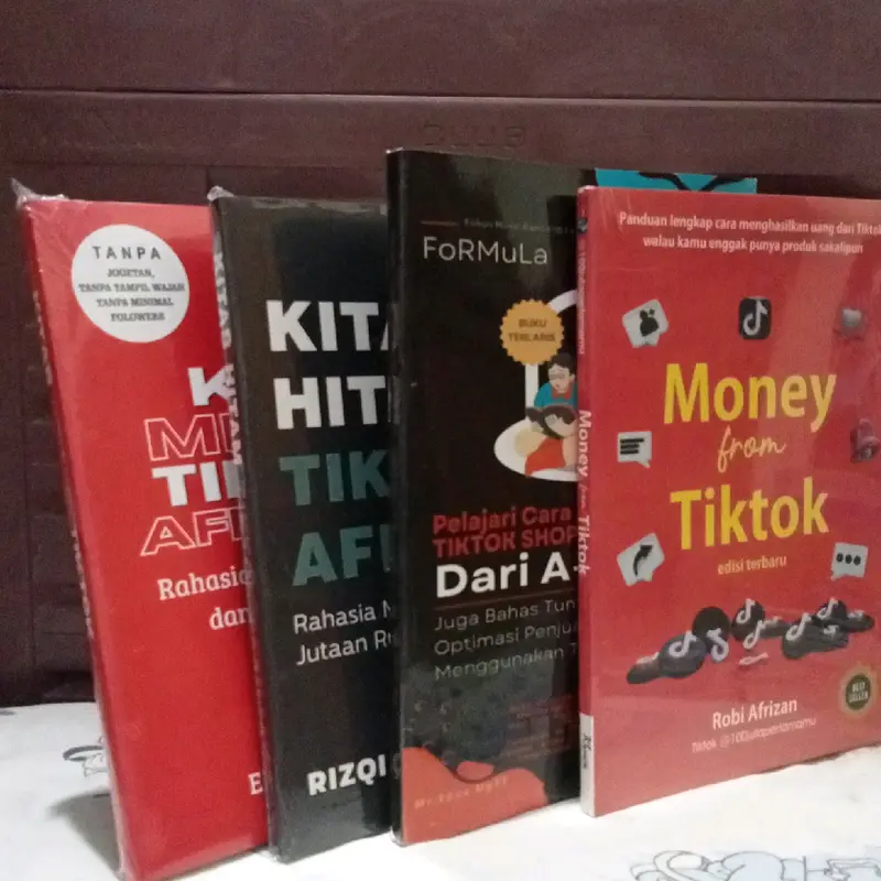 sepakat 4 Buku tikitok kitab hitam, kitab merah, shop seller , Money from tiktok 7