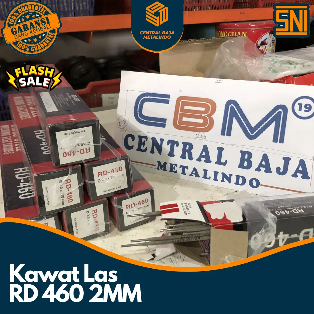 NIKKO STEEL Kawat Las RD 460 2mm 200pcs