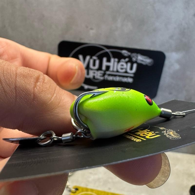 Nhái Hơi H1 Ngũ Long lưỡi độ Thép 1li8 [Vũ Hiếu] nghạnh dọc ôm from đẹp, không rỉ sét, chì đúc. Câu lure, câu cá, Fishing...