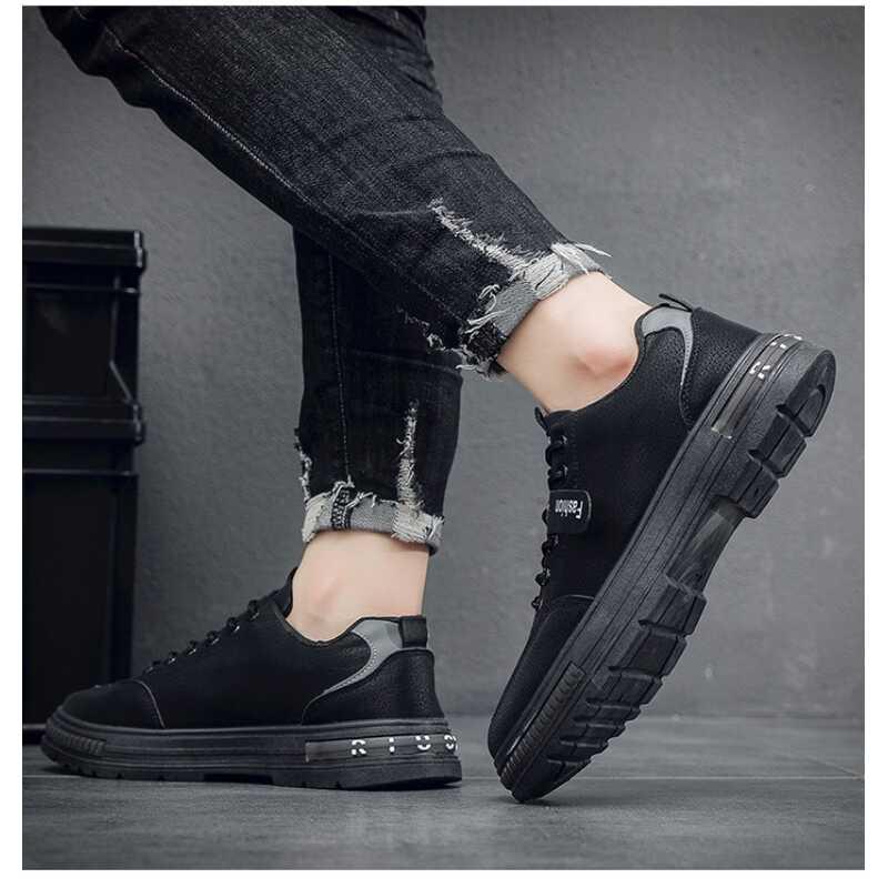 Product Introduction of Men's Autumn New Casual Outdoor Work Safety Shoes Non Slip Sneakers for Men Lace Up Walking Flats atillas Hombre 34