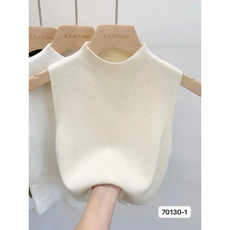 COD- Tanktop Knit - Tang top Wanita Rajut (T232) - Atasan Wanita Tanpa Lengan- Inner Dalaman Wanita 2