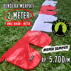 SEMPATI Bendera Latih Merpati Per Meter Bendera Tiang Lomba Burung Merpati Kolong Kolongan Full Tali Sempati Bendera Latihan Balapan Balap Merpati Bdrmsm