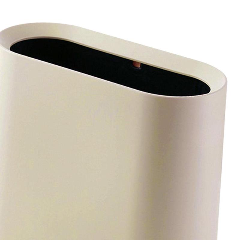Product Introduction of Slim Trash Can Wastebasket Garbage Can Washable Stylish Narrow Garbage Bin Waste Bin for Living Room Bedroom Toilet Office 1