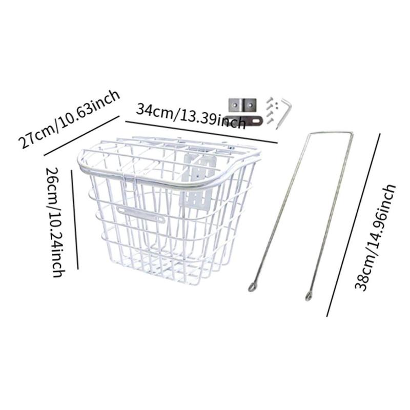 Product Introduction of Bike Basket with Lid  Front Basket for Road Bike Sports Cycling 0